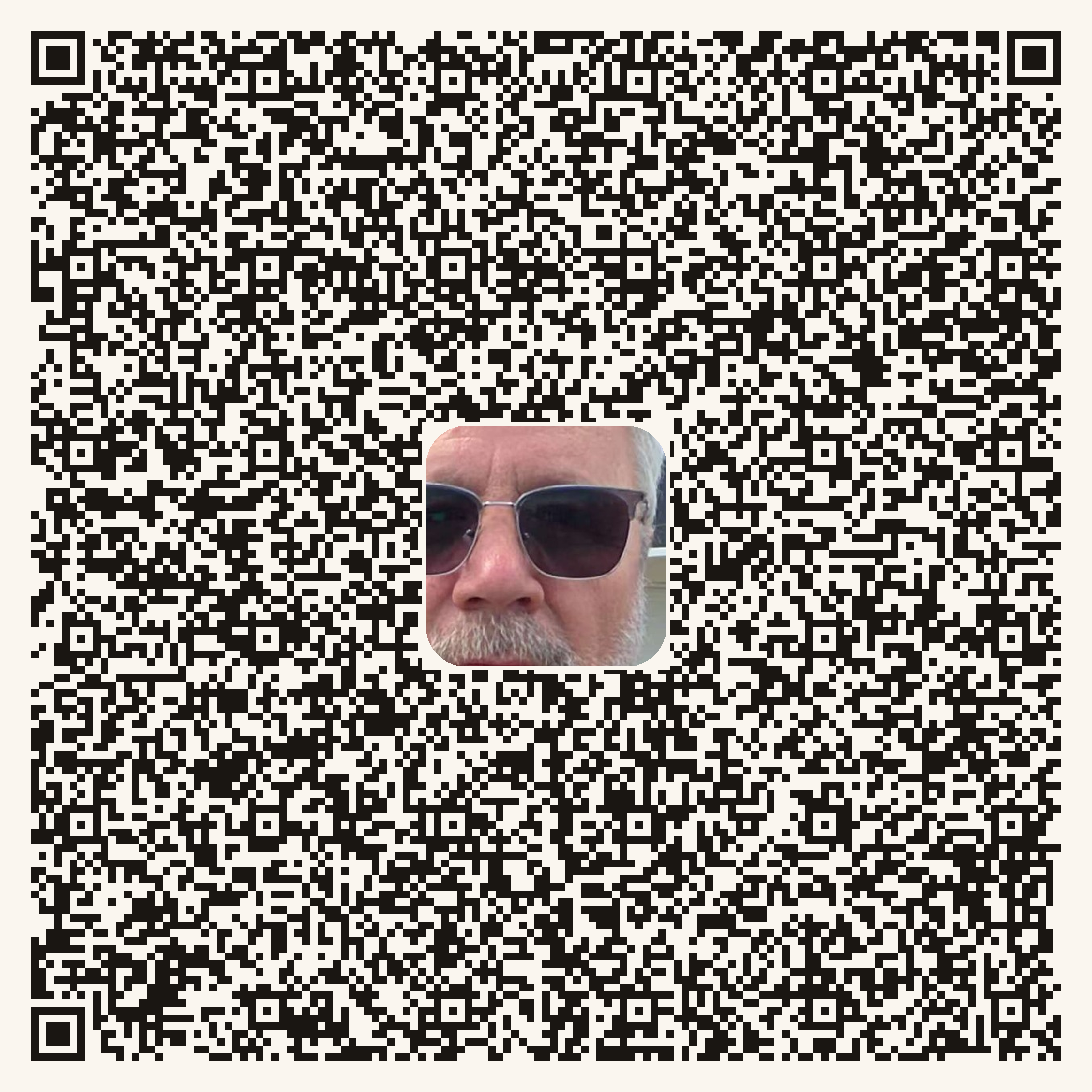 QR code — scan pour ajouter André à tes contacts